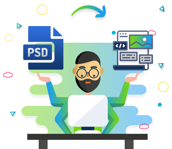 convert PSD to e-mail template conversion