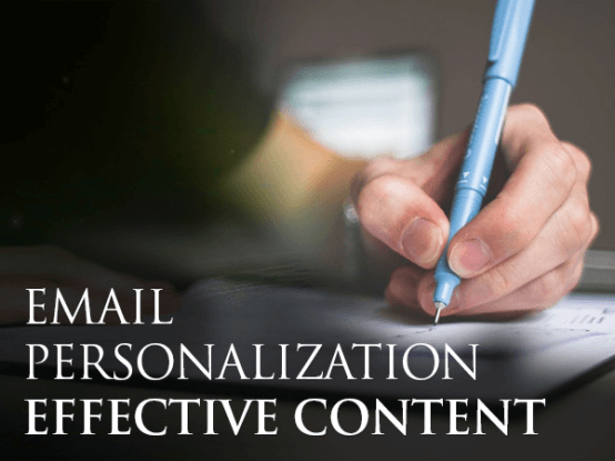 Email personalization effective